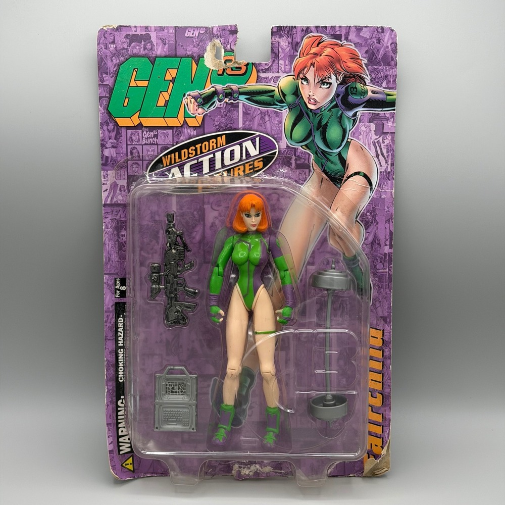 Another Universe Gen 13 Wildstorm Fairchild 90s Exclusive 6" Green Action Figure